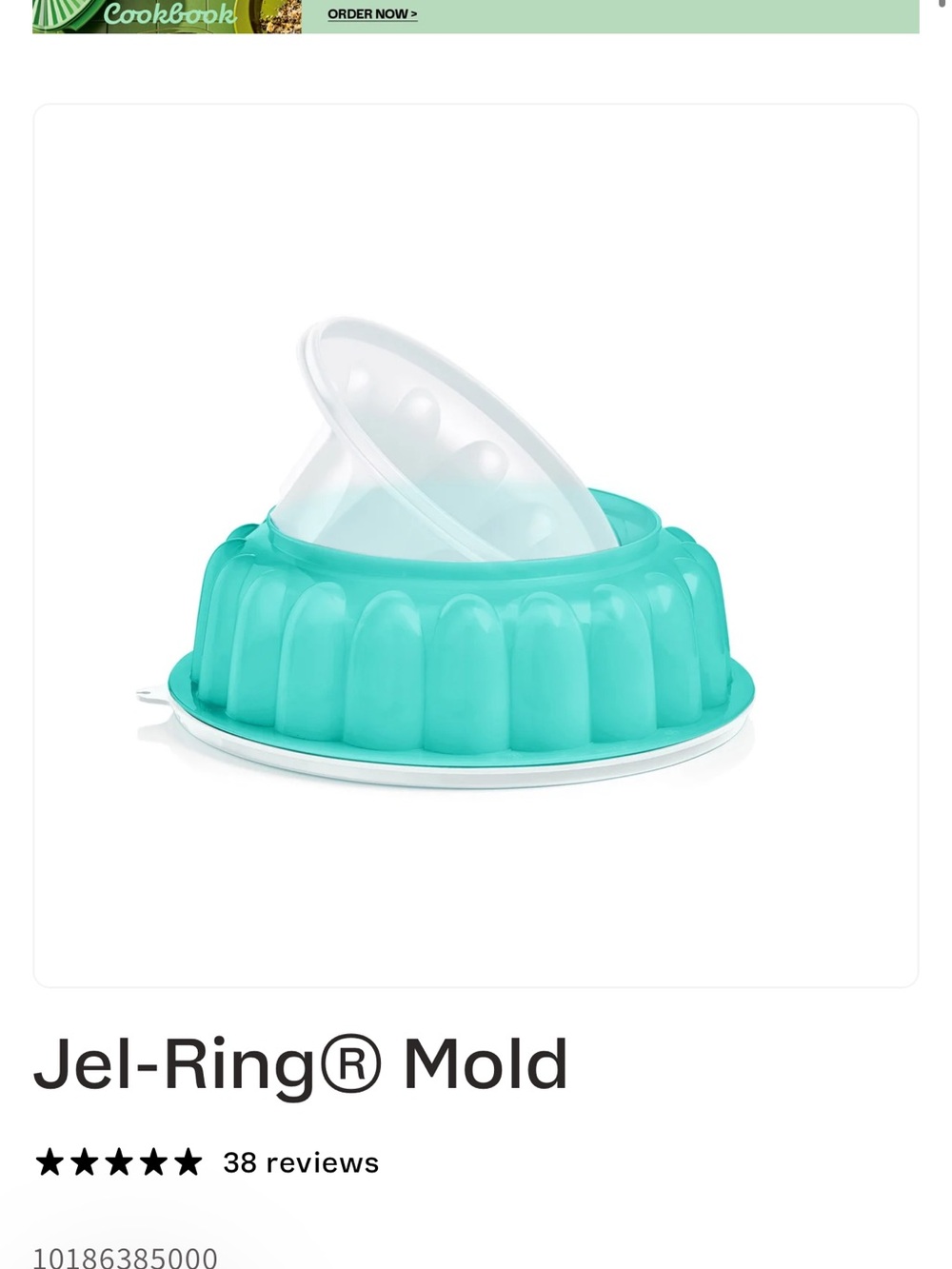Mold in Teal – Flexible Gelatin & Dessert Mold
